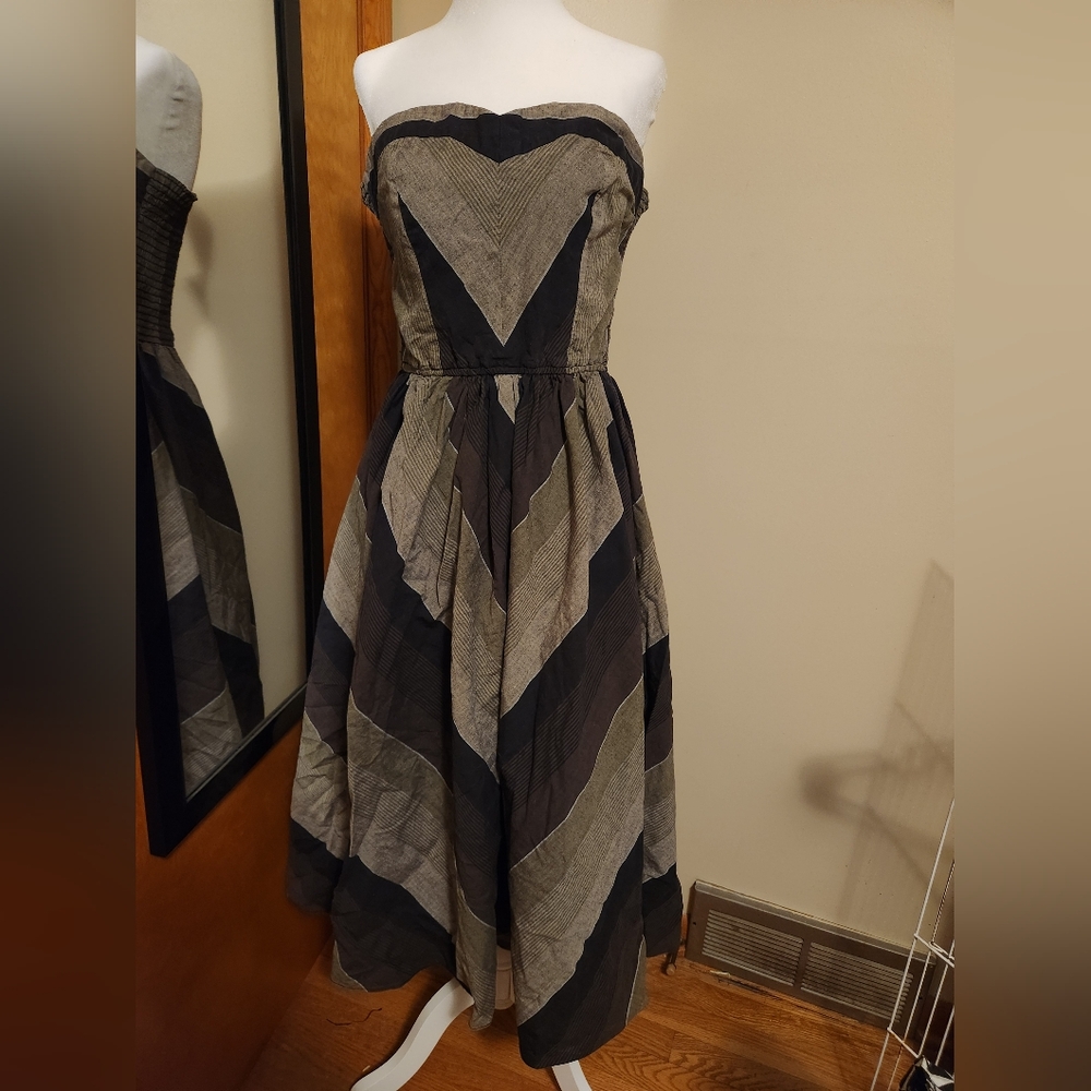 Vintage strapless dress